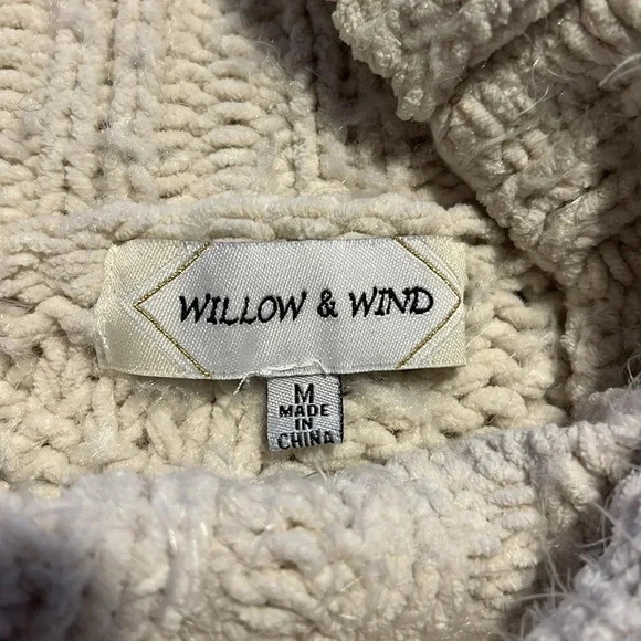 * Willow & Wind Women’s Long Sleeve Chunky Turtleneck Sweater 1079 - Picture 3 of 4